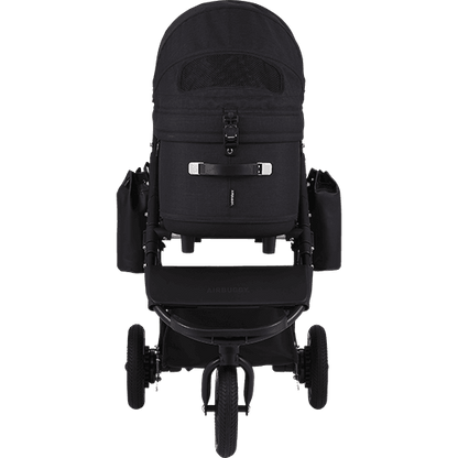 AirBuggy DOME 3 Premier Set Regular Earth Black Luxurious Dog Stroller - Buggy - SpirePets