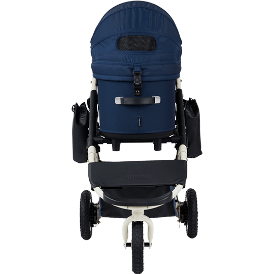 AirBuggy Dome 3 Premier Set Regular – Buggy voor hond Navy Blue - Buggy - SpirePets
