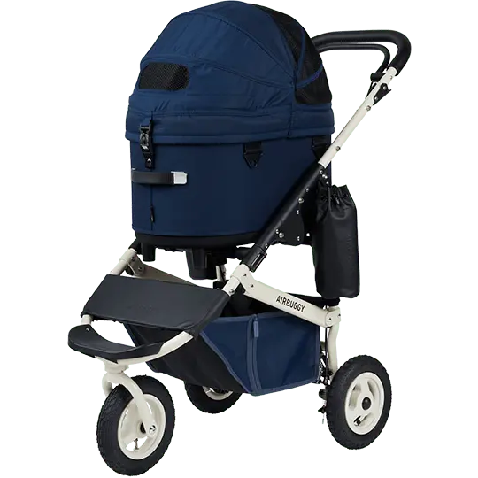 AirBuggy Dome 3 Premier Set Regular – Buggy voor hond Navy Blue - Buggy - SpirePets