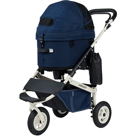 AirBuggy Dome 3 Premier Set Regular – Buggy voor hond Navy Blue - Buggy - SpirePets