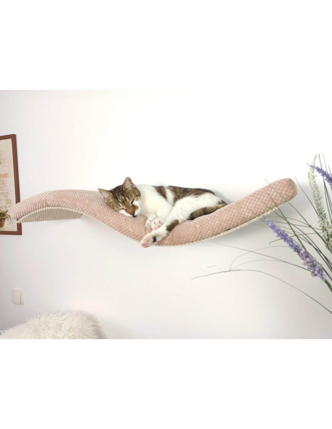 Cat Shelf - Playful Curve Left 95