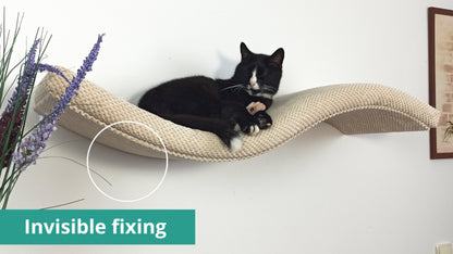 "The Arcing Haven" 60 cm Cat Shelf, metal base