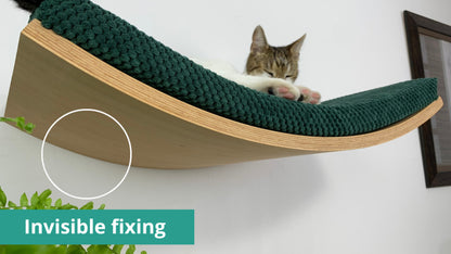 "The Cozy Nook" 60 cm Cat Shelf, wood base