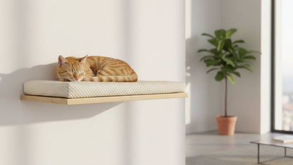 "The Cozy Nook" 60 cm Cat Shelf, wood base