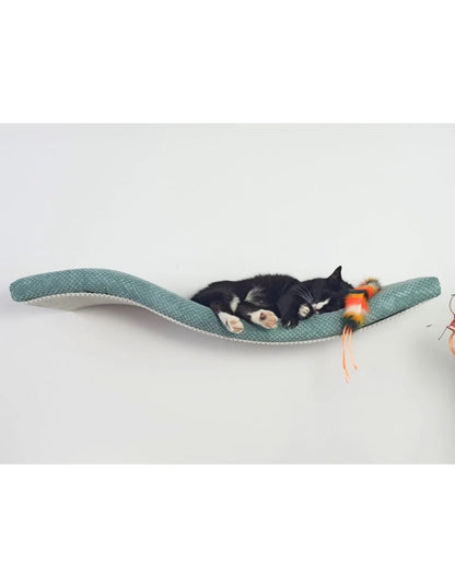 Cat Shelf – The Playful Curve Right 75 cm