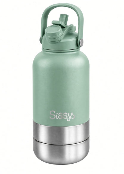 Sissys DuoSip 3 in 1 Waterbottle for pets 1000ml