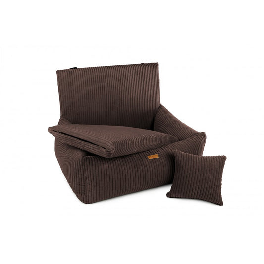Pet Car Seat "Milano" Brown