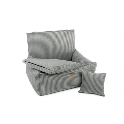 Pet Car Seat "Milano" Grey