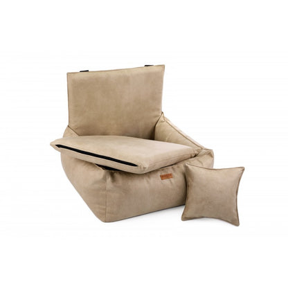 Pet Car Seat "Bergamo" Beige