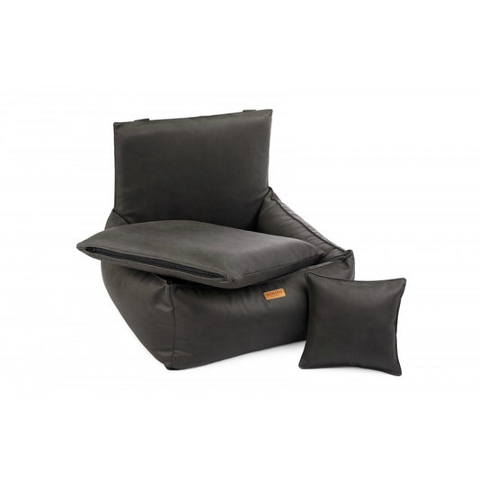 Pet Car Seat "Bergamo" Dark Grey