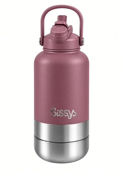 Sissys DuoSip 3 in 1 Waterbottle for pets 1000ml