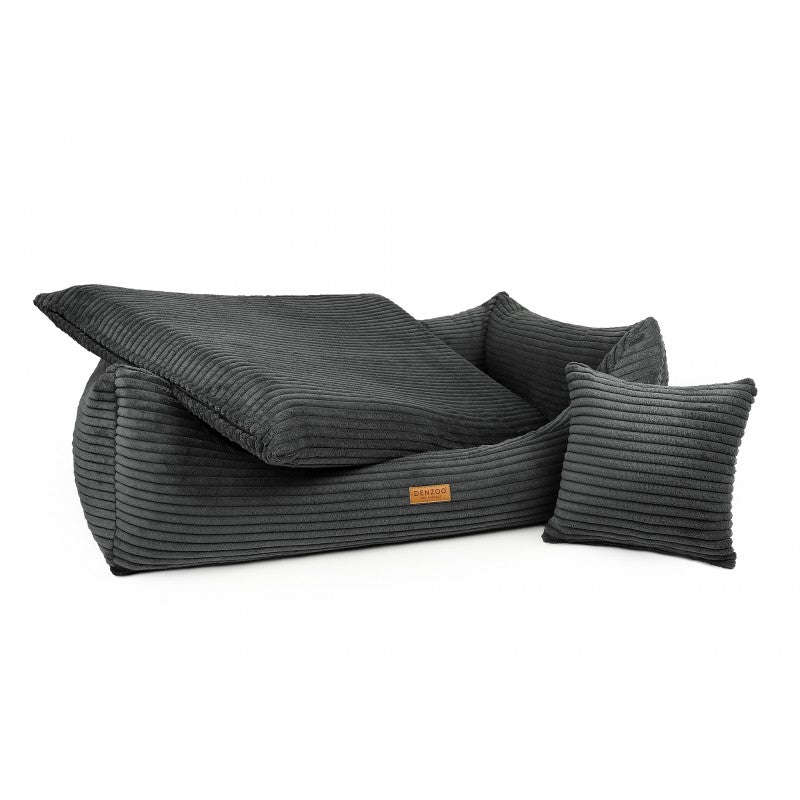 Orthopedic Dog Bed "RIMINI" Dark Grey