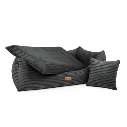 Orthopedic Dog Bed "RIMINI" Dark Grey