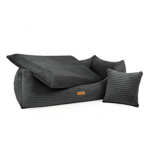 Orthopedic Dog Bed "RIMINI" Dark Grey
