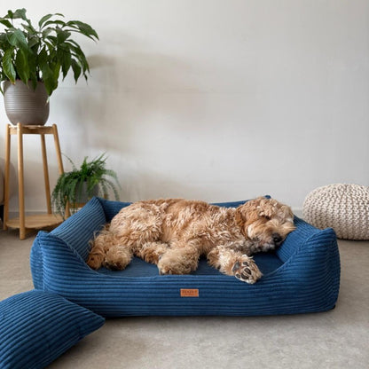 Orthopedic Dog Bed "RIMINI" navy Blue