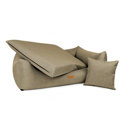 Orthopedic Dog Bed "MODENA" Beige - Dog beds - Sissys Pet Place
