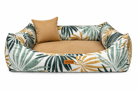 Orthopedic Dog Bed "MODENA PRINT" Fern