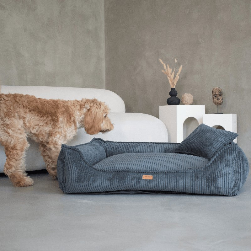Orthopedic Dog Bed "MILANO" Dark Grey - Dog beds - Sissys Pet Place