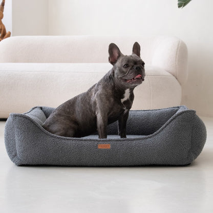 Orthopedic Dog Bed "BELLUNO" Dark Grey