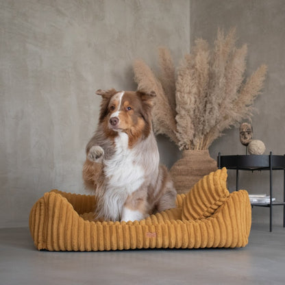 Orthopedic Dog Bed "PALERMO" Mustard Yellow