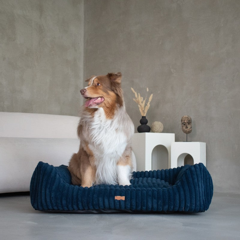 Orthopedic Dog Bed "PALERMO" Navy BLue