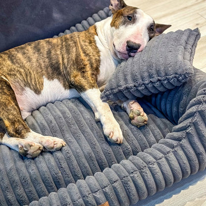 Orthopedic Dog Bed "PALERMO" Dark Grey - Dog beds - Sissys Pet Place