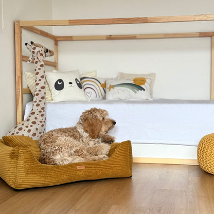 Orthopedic Dog Bed "RIMINI" Mustard