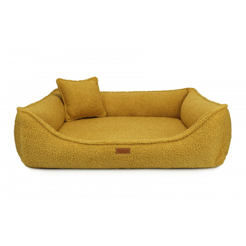 Orthopedic Dog Bed "BELLUNO" Mustard