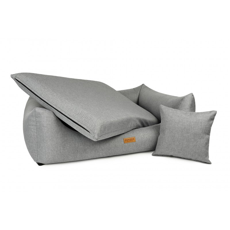 Orthopedic Dog Bed "MODENA" Light Grey - Dog beds - Sissys Pet Place
