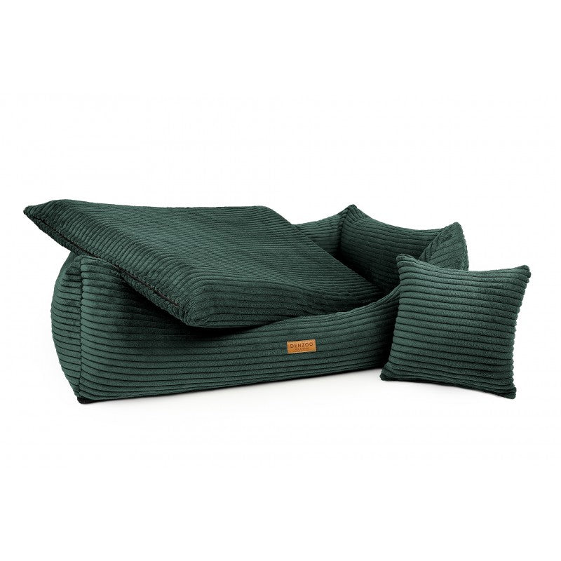 Orthopedic Dog Bed "RIMINI" Bottle Green