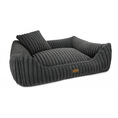 Orthopedic Dog Bed "PALERMO" Dark Grey - Dog beds - Sissys Pet Place