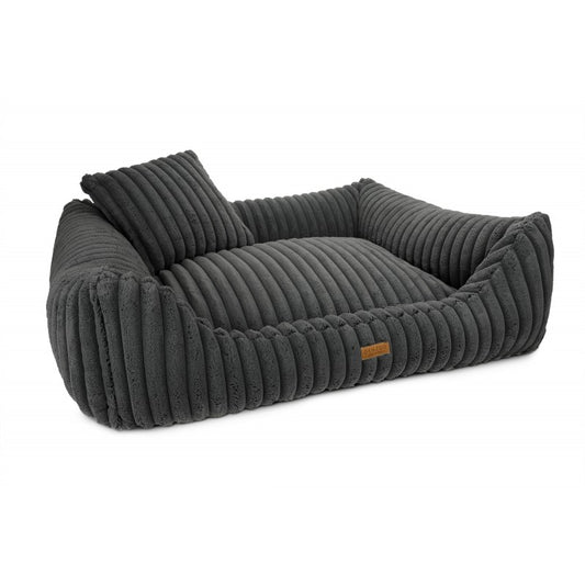 Orthopedic Dog Bed "PALERMO" Dark Grey - Dog beds - Sissys Pet Place