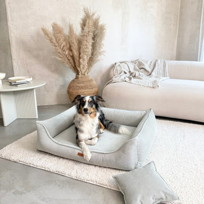 Orthopedic Dog Bed "TORINO" Grey - Dog beds - Sissys Pet Place