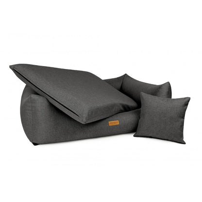 Orthopedic Dog Bed "MODENA" Grey - Dog beds - Sissys Pet Place