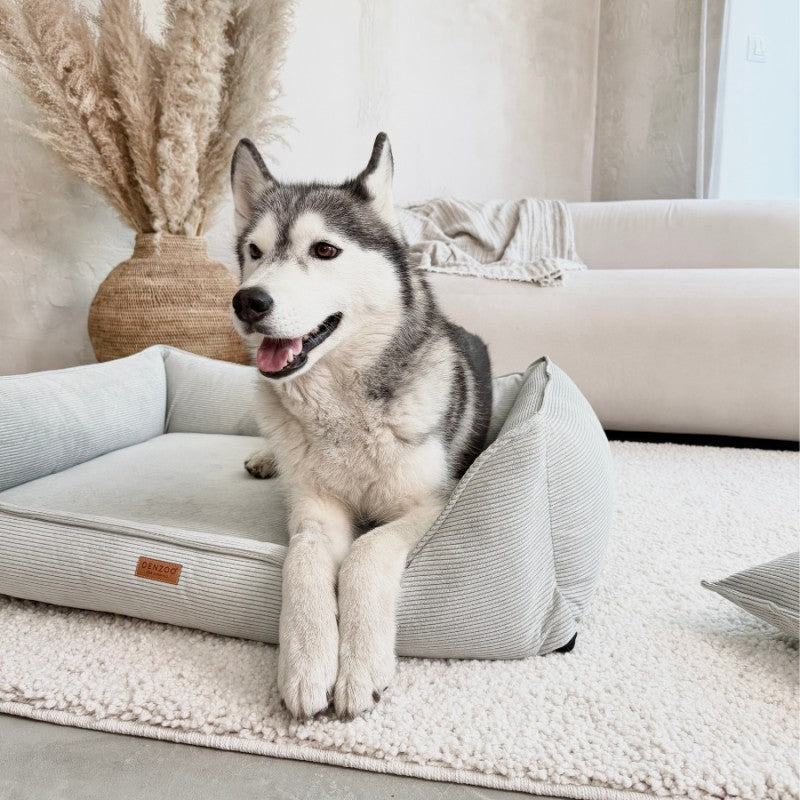 Orthopedic Dog Bed "TORINO" Grey - Dog beds - Sissys Pet Place