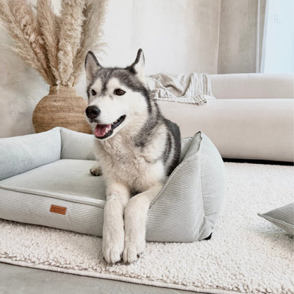 Orthopedic Dog Bed "TORINO" Grey - Dog beds - Sissys Pet Place