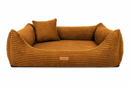 Orthopedic Dog Bed "RIMINI" Mustard