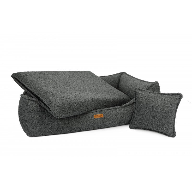 Orthopedic Dog Bed "BELLUNO" Dark Grey
