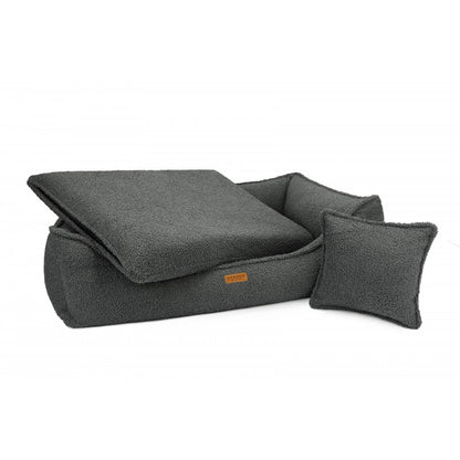 Orthopedic Dog Bed "BELLUNO" Dark Grey