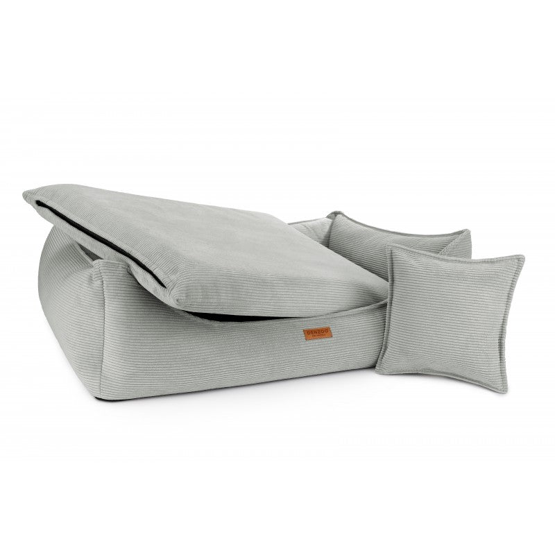 Orthopedic Dog Bed "TORINO" Grey - Dog beds - Sissys Pet Place