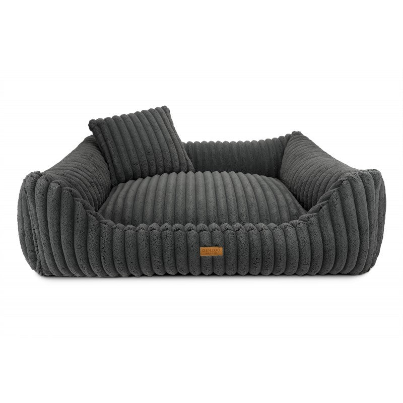 Orthopedic Dog Bed "PALERMO" Dark Grey - Dog beds - Sissys Pet Place - Dark Grey - XL (100 X 80 cm)