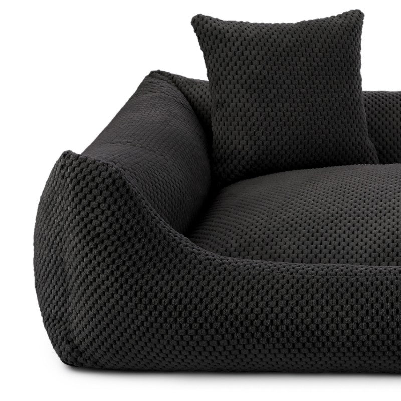 Orthopedic Dog Bed "PRATO" Black - Dog beds - Sissys Pet Place