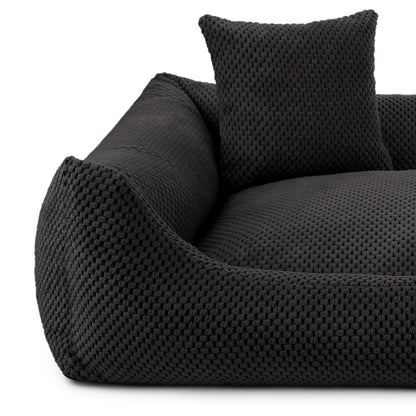 Orthopedic Dog Bed "PRATO" Black - Dog beds - Sissys Pet Place