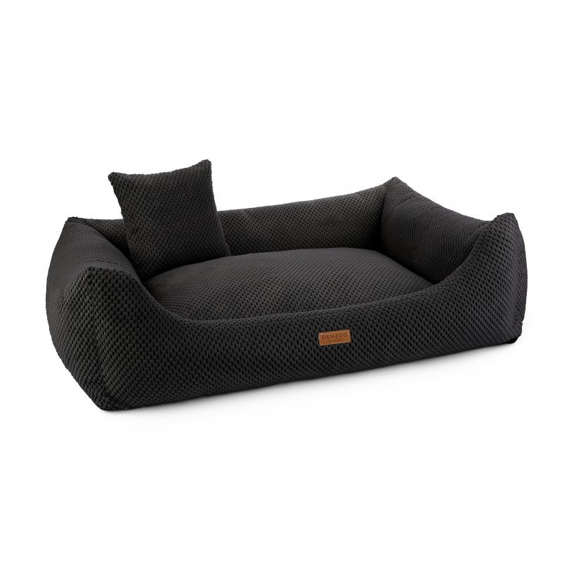 Orthopedic Dog Bed "PRATO" Black - Dog beds - Sissys Pet Place
