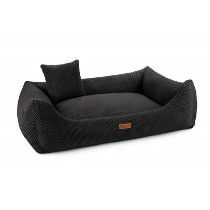 Orthopedic Dog Bed "PRATO" Black - Dog beds - Sissys Pet Place