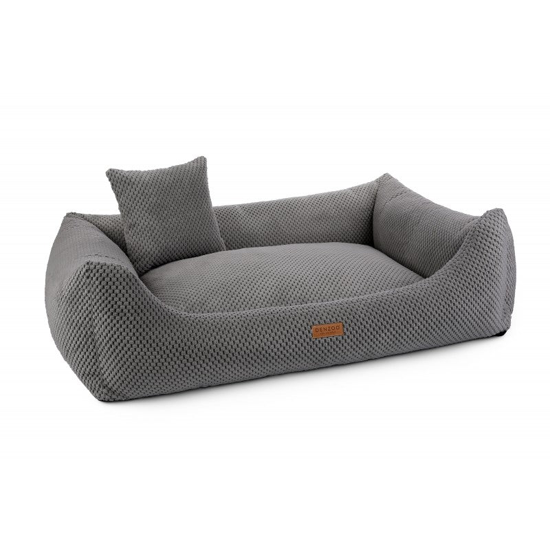 Orthopedic Dog Bed "PRATO" Dark Grey - Dog beds - Sissys Pet Place