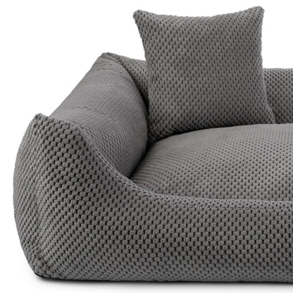 Orthopedic Dog Bed "PRATO" Dark Grey - Dog beds - Sissys Pet Place