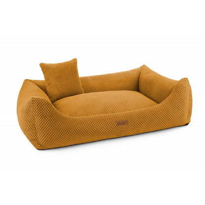 Orthopedic Dog Bed "PRATO" Mustard - Dog beds - Sissys Pet Place