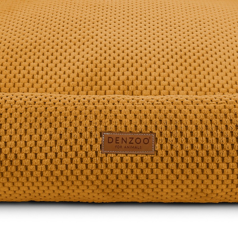 Orthopedic Dog Bed "PRATO" Mustard - Dog beds - Sissys Pet Place