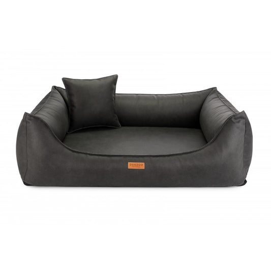 Orthopedic Dog Bed "BERGAMO" Dark Grey - Dog beds - Sissys Pet Place - Dark Grey - XXL (120 X 90 cm)